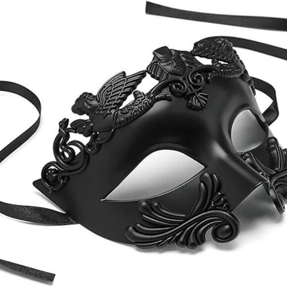 Greek Roman Masquerade Mask Halloween Mask Venetian Mardi Gras Mask - Picture 4 of 8